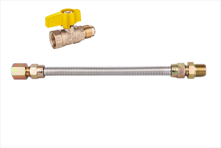 150PSI Ss304 Ευέλικτοι σωλήνες κυματισμένος σωλήνας από ανοξείδωτο χάλυβα για σύνδεσμο αερίου