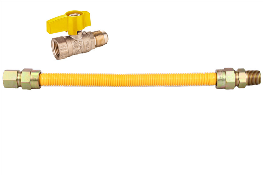 150PSI Ss304 Ευέλικτοι σωλήνες κυματισμένος σωλήνας από ανοξείδωτο χάλυβα για σύνδεσμο αερίου