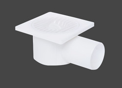 Πλαστικό PP αποχέτευση δαπέδου ντους 100 X 100 X 50 mm Οριζόντια αποχέτευση δαπέδου μπάνιου