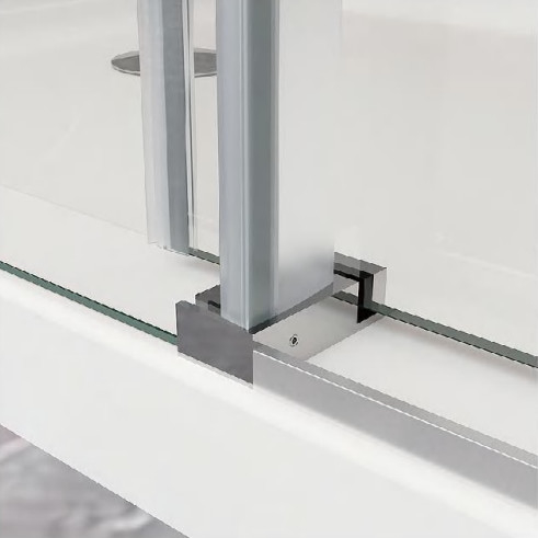 52 X 36 X 79 ίντσες 10mm Custom Glass Ντους 900 Κεφάλαιο Ντους Κεφάλαιο